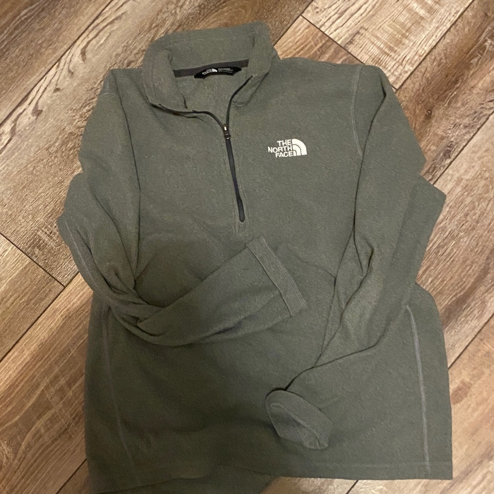 The North Face Grey Half-Zip Fleece